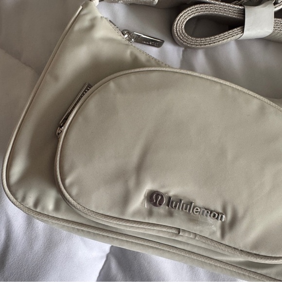 Crossbody Bag with Nano Pouch - Bone - Picture 6 of 10